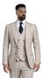 Sandstone Windowpane Wool Suit