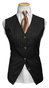 Charcoal Pinstripe Double-Breasted Suit