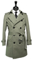 Olive Green Classic Trench Coat