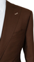 Terra Brown Wool Suit