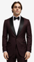 Maroon Wool Shawl Tuxedo
