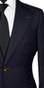 Blue on Blue Stripe Wool Suit