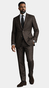 Walnut Flannel Wool Suit