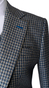 Blue-Grey Houndstooth Wool Suit