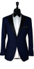 Blue Dobby Wool Tuxedo