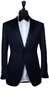 Dark Blue Shine Wool Tuxedo