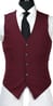 Cherry Red Wool Suit