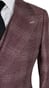Plum Glen Check Double-Breasted Suit