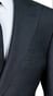 Solid Blue Birdseye Suit
