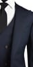 Dark Blue Birdeye Wool Suit