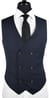 Dark Blue Birdeye Wool Suit
