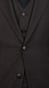 Brown Prince of Wales Wool Suit With Blue Overcheck