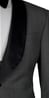 Classic Grey Sharkskin Wool Tuxedo