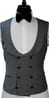 Classic Grey Sharkskin Wool Tuxedo