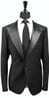 Tuxedo Laine Texturee Noire
