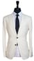 Porcelain White Wool Suit