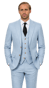 Baby Blue Three-Piece Suit