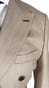 Complet Taupe Rayé Double Boutonnage
