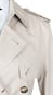 Beige Finch Short Trench Coat 