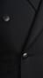 Black Double-Breasted Wool Suit
