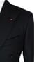 Black Double-Breasted Wool Suit