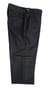 Black Herringbone Wool Suit