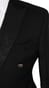 Complet Croisé Paisley Noir