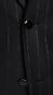 Black Pinstripe Wool Suit