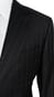 Black Pinstripe Wool Suit