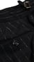 Black Pinstripe Wool Suit