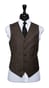 Complet Trois Pièces Glen Plaid Brun