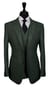Textured Leaf Green Suit