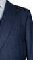 Manteau Croisé Carreaux Marine