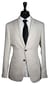 Beige Linen Blend Suit