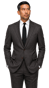 Charcoal Brown Glen Plaid Suit