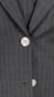 Charcoal Pinstripe Wool Three-Piece Suit