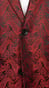 Crimson Paisley Jacquard Tuxedo