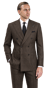 Costume Croisé Carreaux Glen Espresso