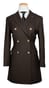 Robe Blazer Croisée Motif Pied-de-Poule Espresso