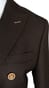 Robe Blazer Croisée Motif Pied-de-Poule Espresso