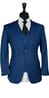 Complet Laine Sharkskin Bleu