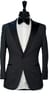 Complet Tuxedo Oeil-de-Perdrix Gris Foncé