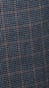 Manteau Croisé Carreaux Bleus