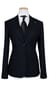 Midnight Blue Pinstripe Three-Piece Suit