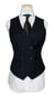 Midnight Blue Pinstripe Three-Piece Suit