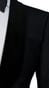 Black Dotted Textured Tuxedo