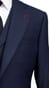 Indigo Birdseye Check Suit