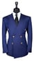 Complet bleu birdseye en laine