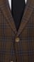 Coffee Check Wool Suit