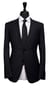 Black Circular Texture Suit